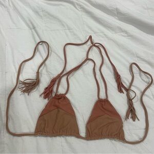 Acacia Swimwear Bikini in Rust and Tan